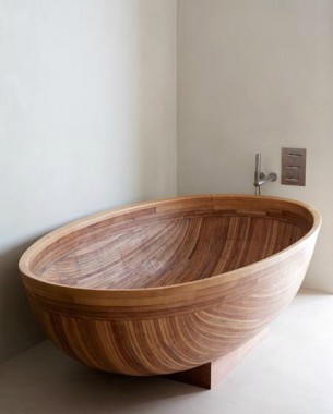 Wood Bathtub