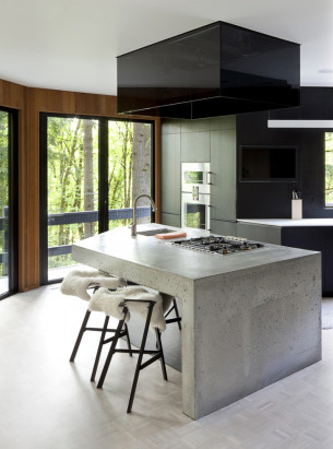 Concrete Open Kitchen