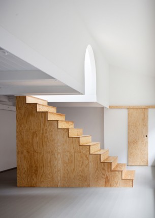 Freestanding Wooden Staircase