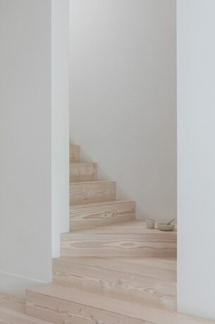 White Interior Wooden Stair
