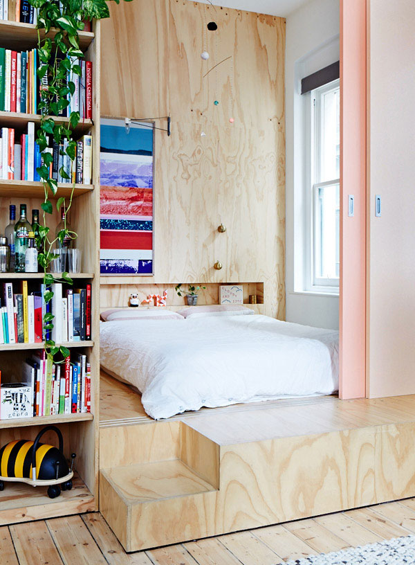Melbourne Apartment Interiors idea+sgn Dan Honey and Paul Fuog bedroom